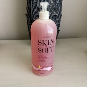 AVON Skin So Soft Shower Gel  Soft & Sensual LG. 33.8oz.  With Pump